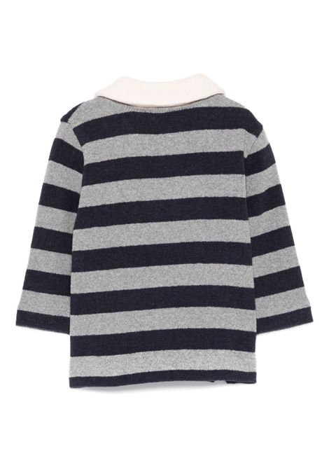 Polo a righe ZHOE & TOBIAH KIDS | KKT21MN197 BLU/GRIGIO